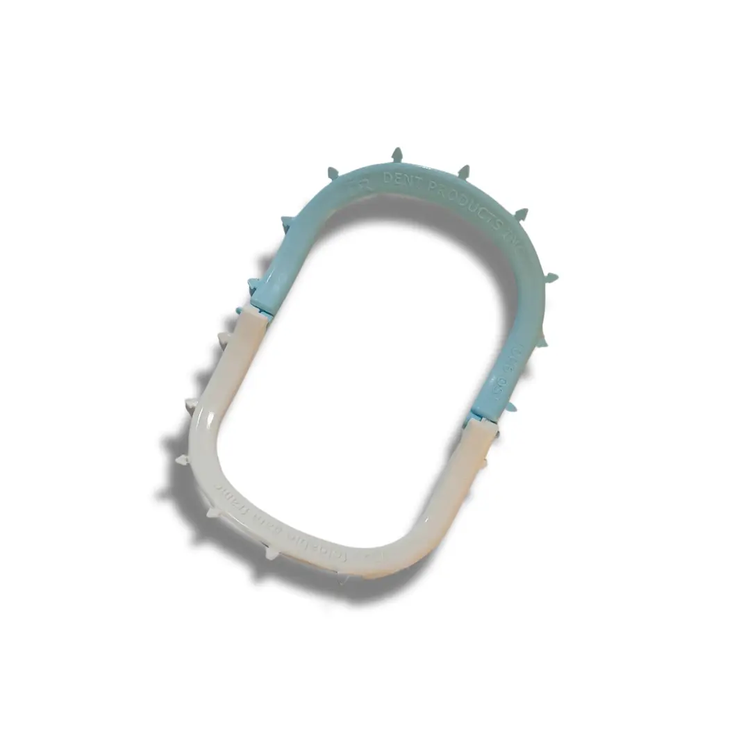 Rubber dam frame plastic