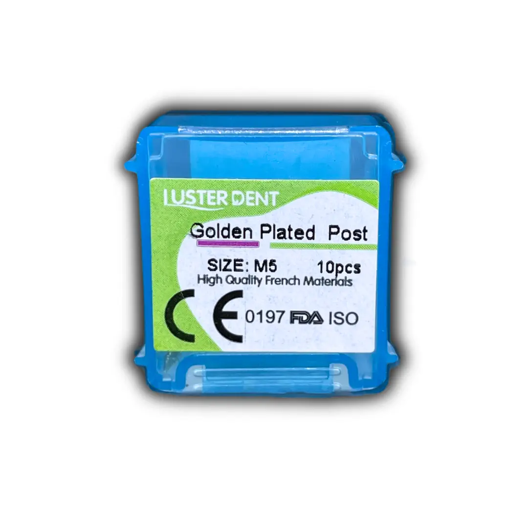 LUSTERDENT Gold Plated Post M5