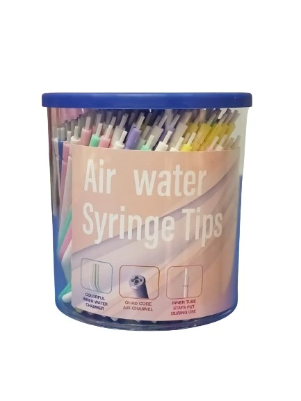 Air Water Plastic Disposable Colorful Syringe Tips