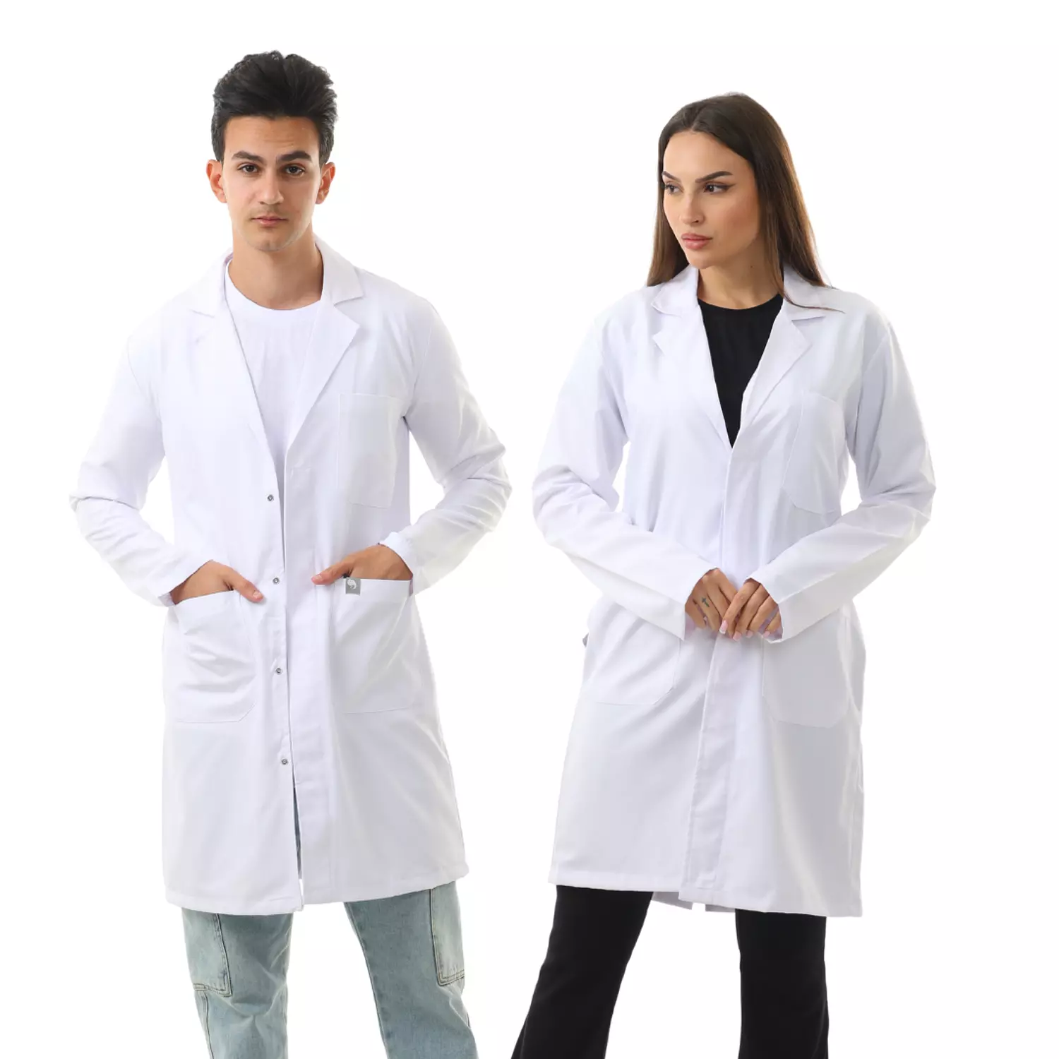 White Prime Lab Coat Long
