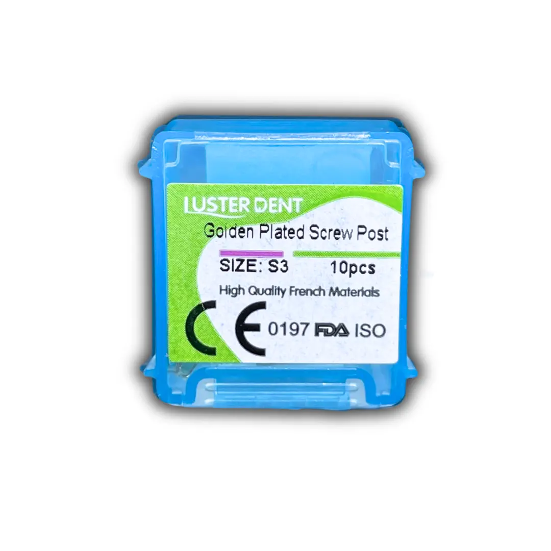 LUSTERDENT Gold Plated Post S3