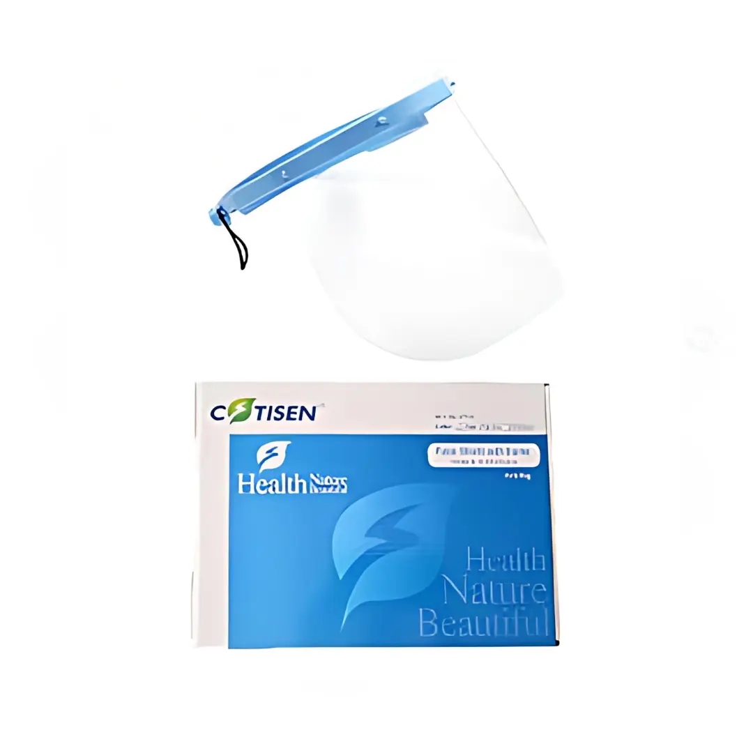 Face shield with frame