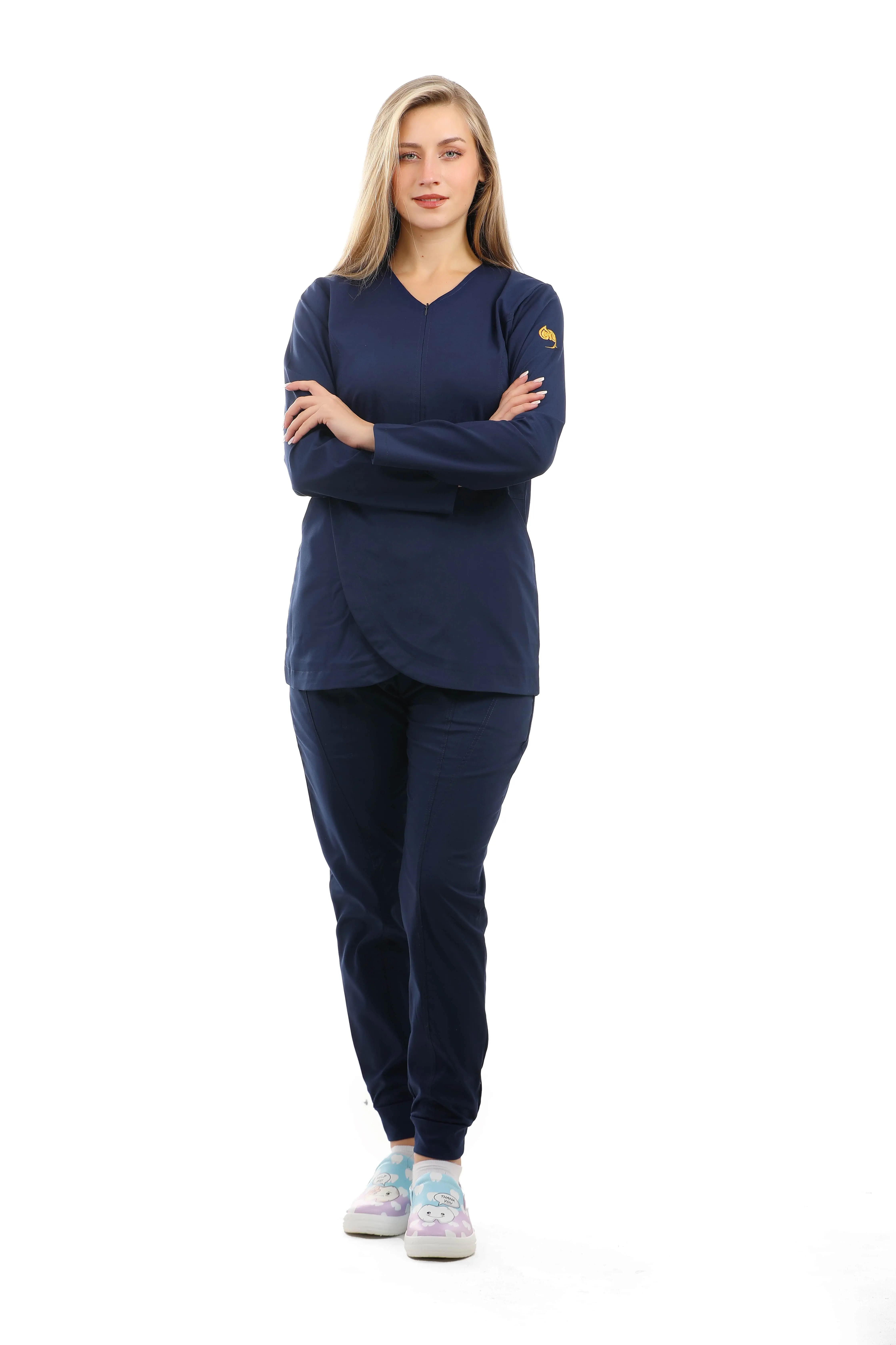 Dark Blue Tulip Scrub