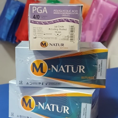 M-NATUR PGA  SUTURE   4/0   19MM