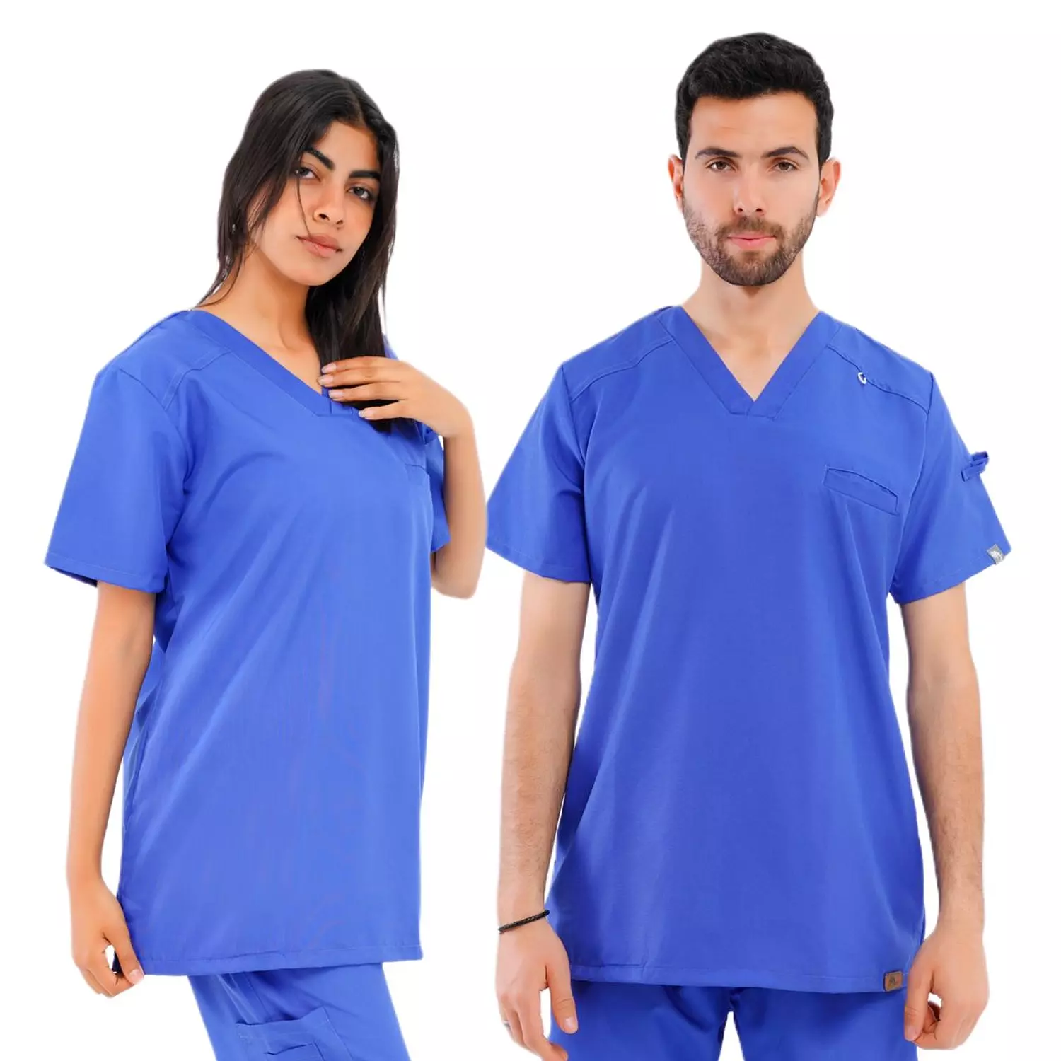 Royal Blue Elite Scrub Half Sleeve