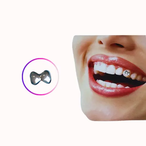 1 Pc Silver bow Twinkle