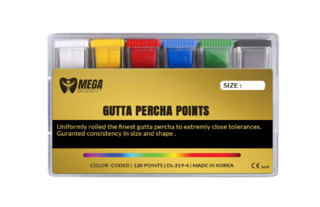 mega biodent gutta percha points .02 #30
