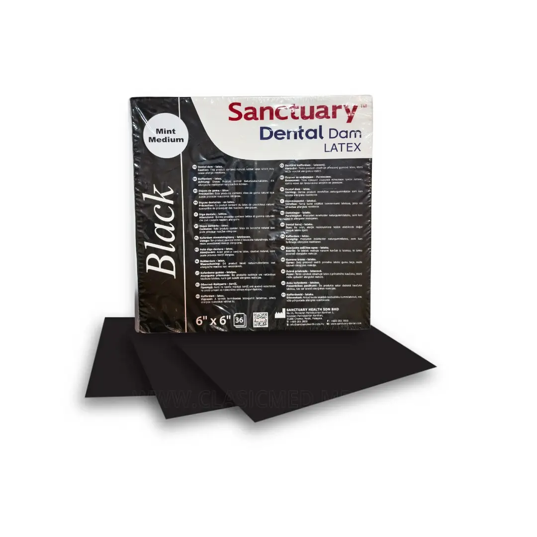 Black Rubber Dam black6*6