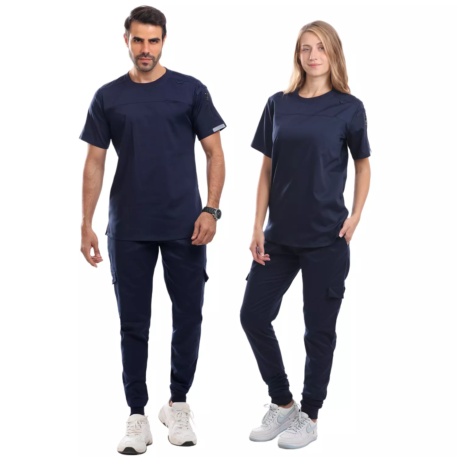Dark Blue Sporty Scrub