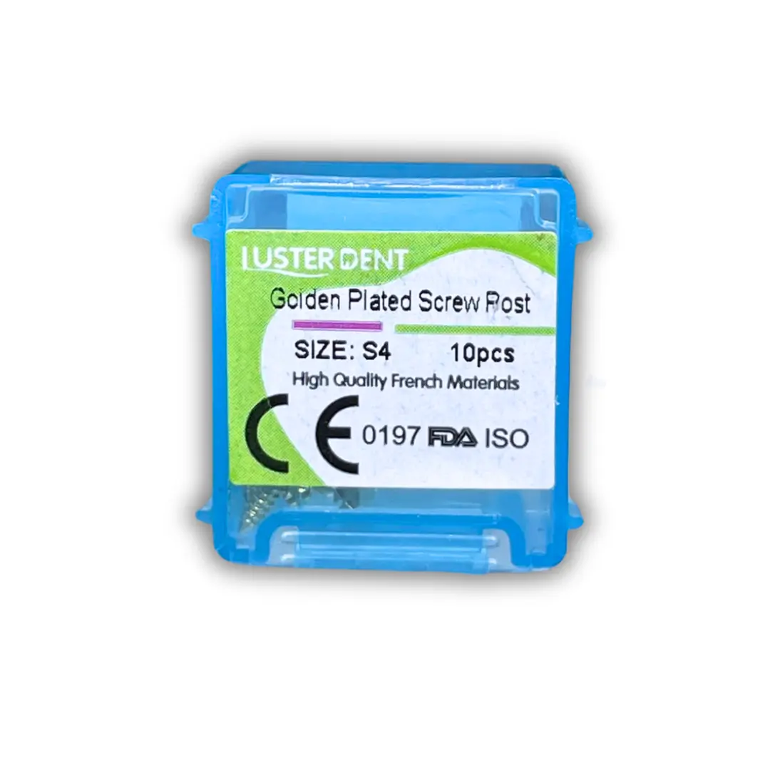 LUSTERDENT Gold Plated Post S4