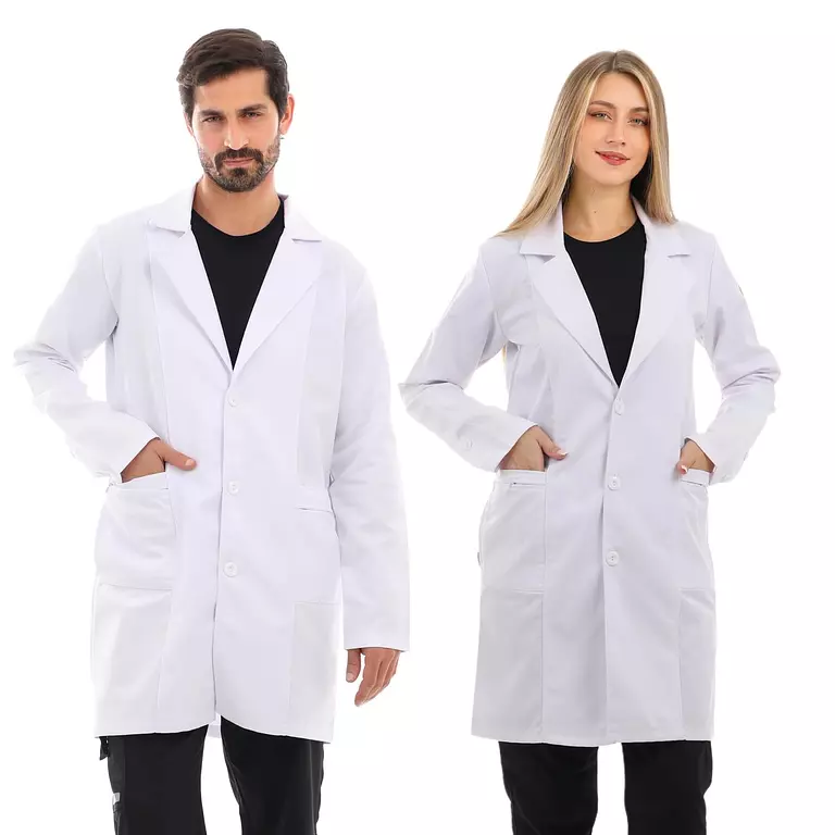 White Premium Lab Coat (Long)