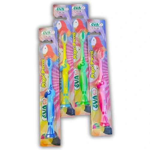 EVA UltraSoft Toothbrush for Kids Parrot shape