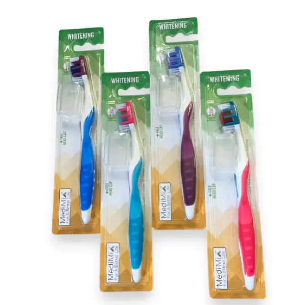 MediMix Whitening Toothbrush Medium+Free head cap
