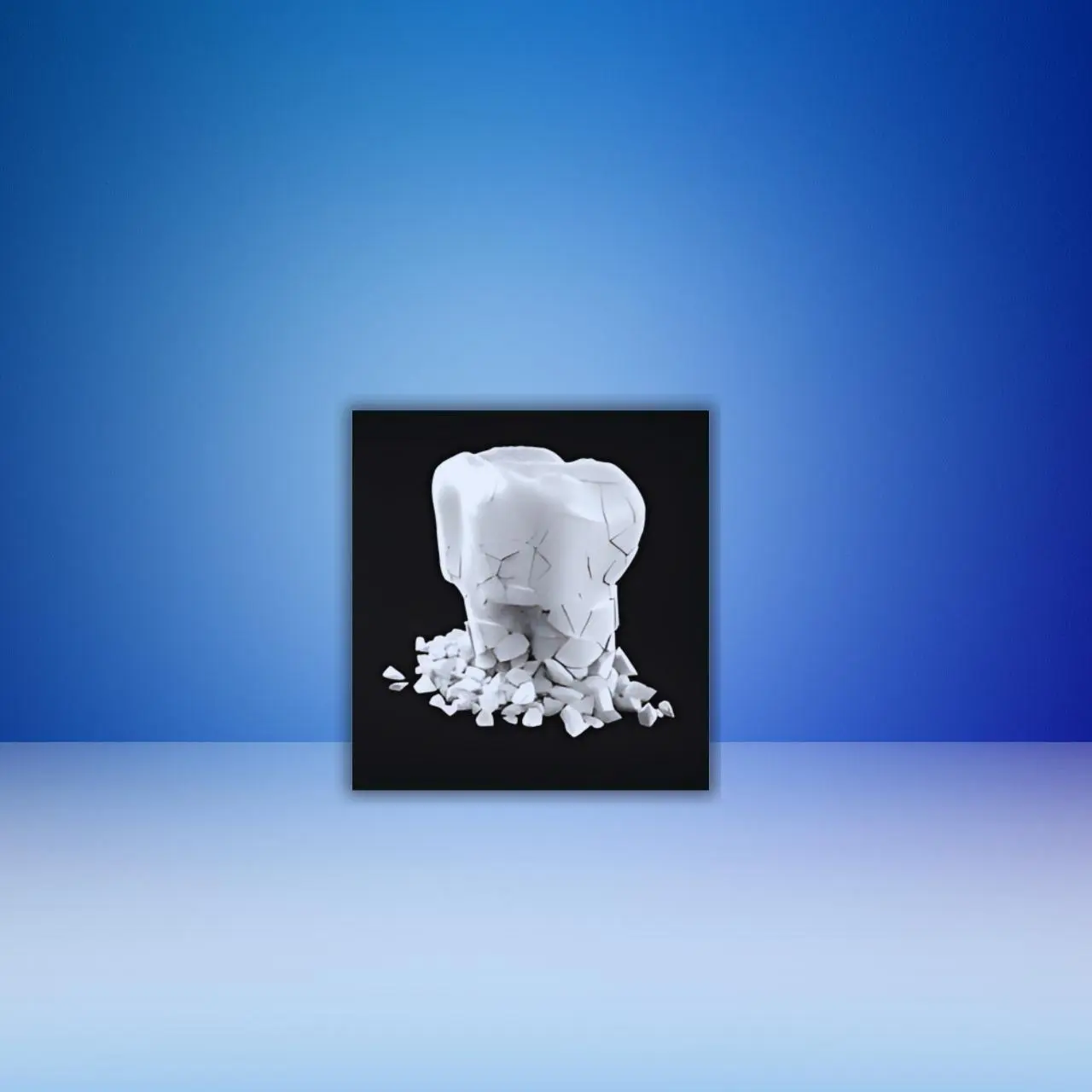 Cracked White Tooth Tableau