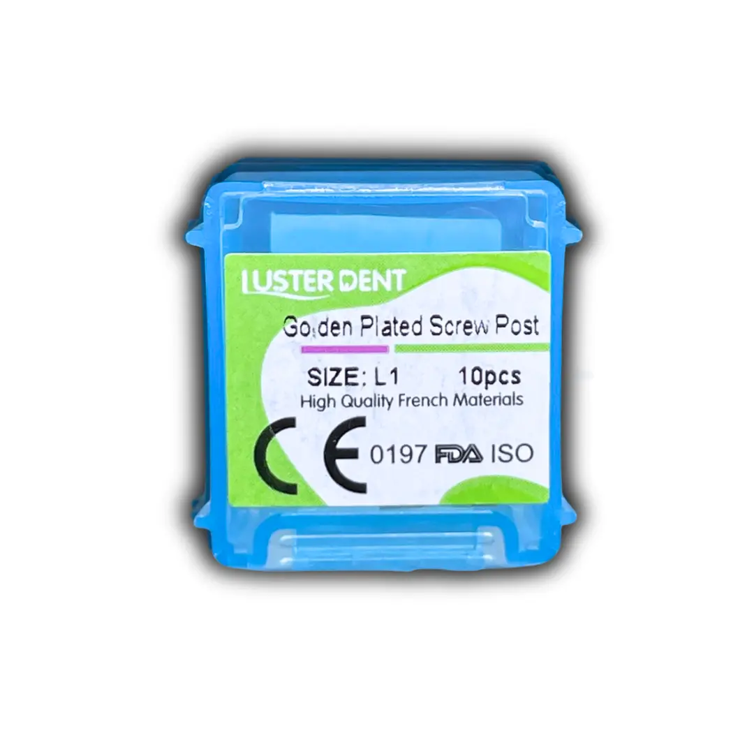 LUSTERDENT Gold Plated Post L1