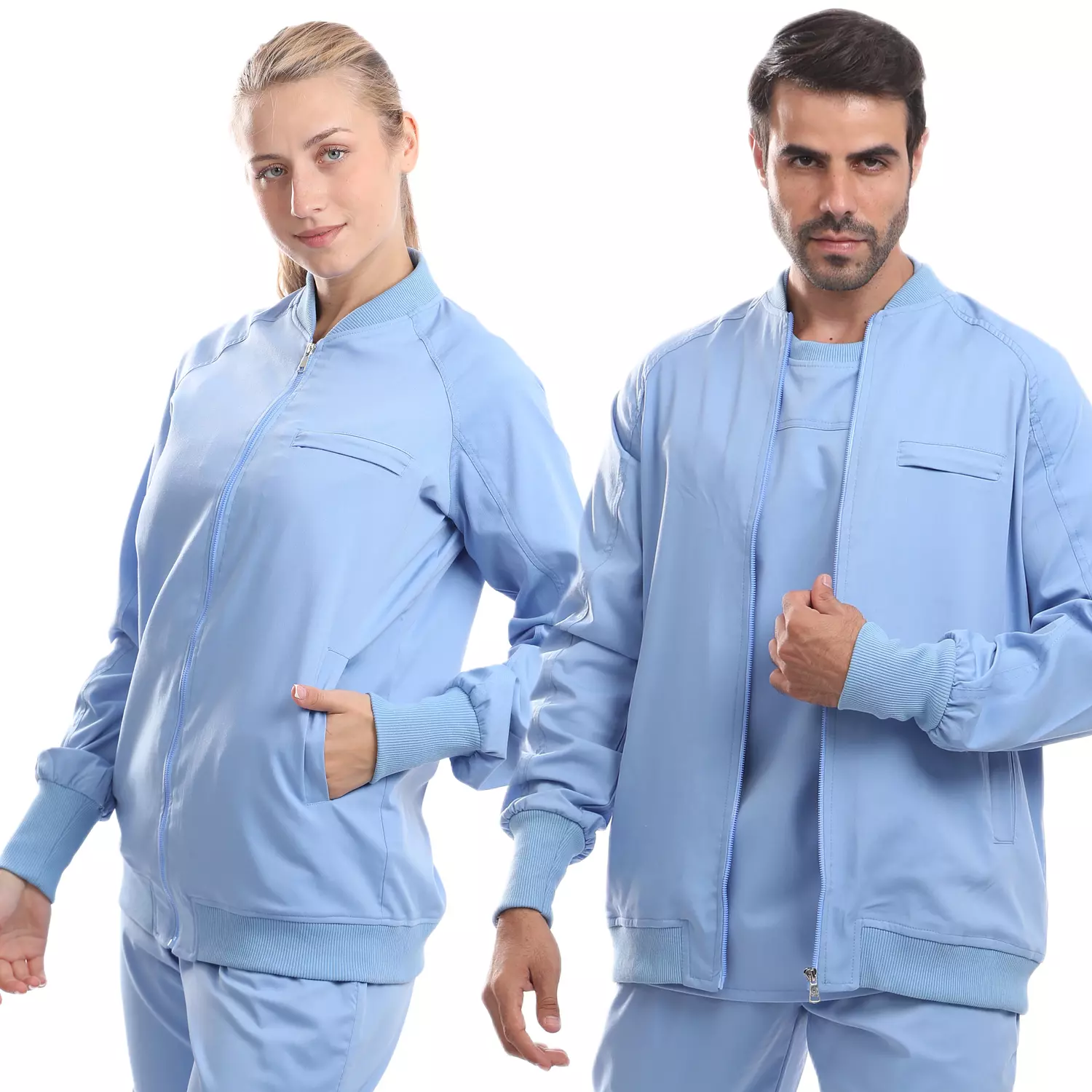 Baby blue Sporty Jacket