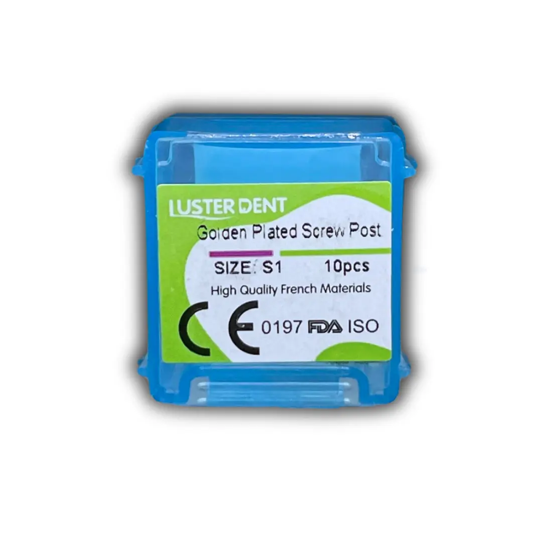 LUSTERDENT Gold Plated Post S1