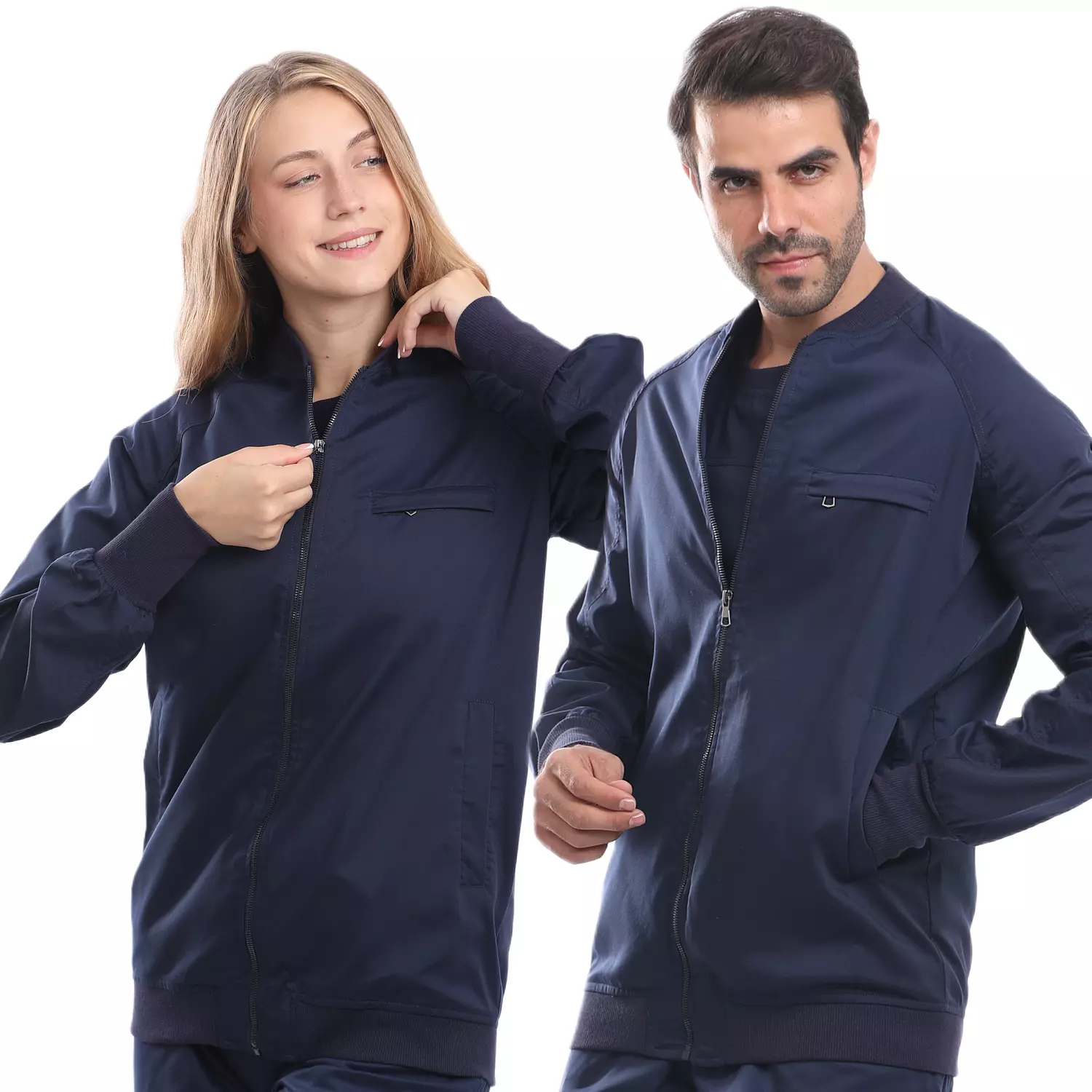 Dark Blue Sporty Jacket