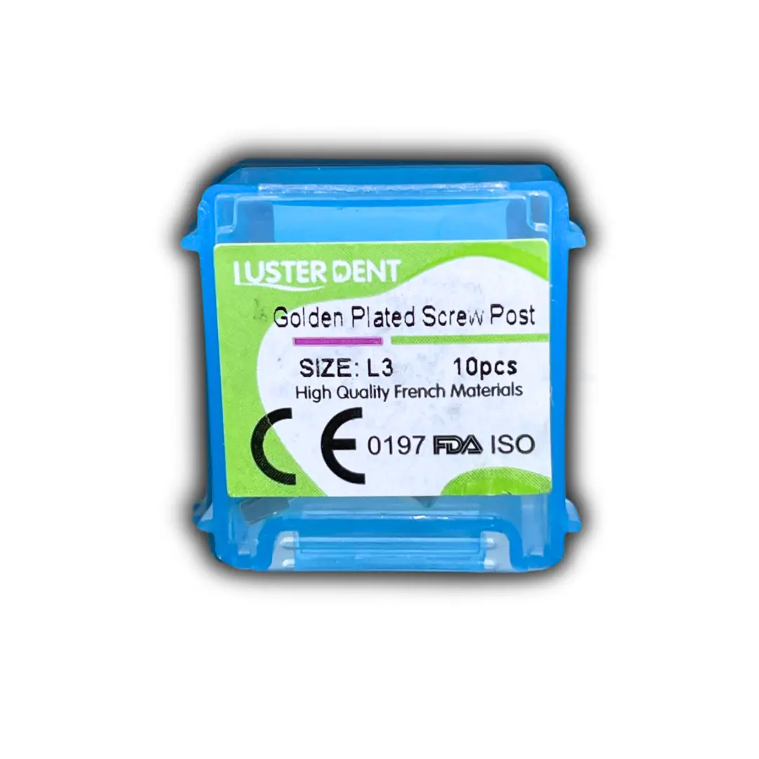 LUSTERDENT Gold Plated Post L3