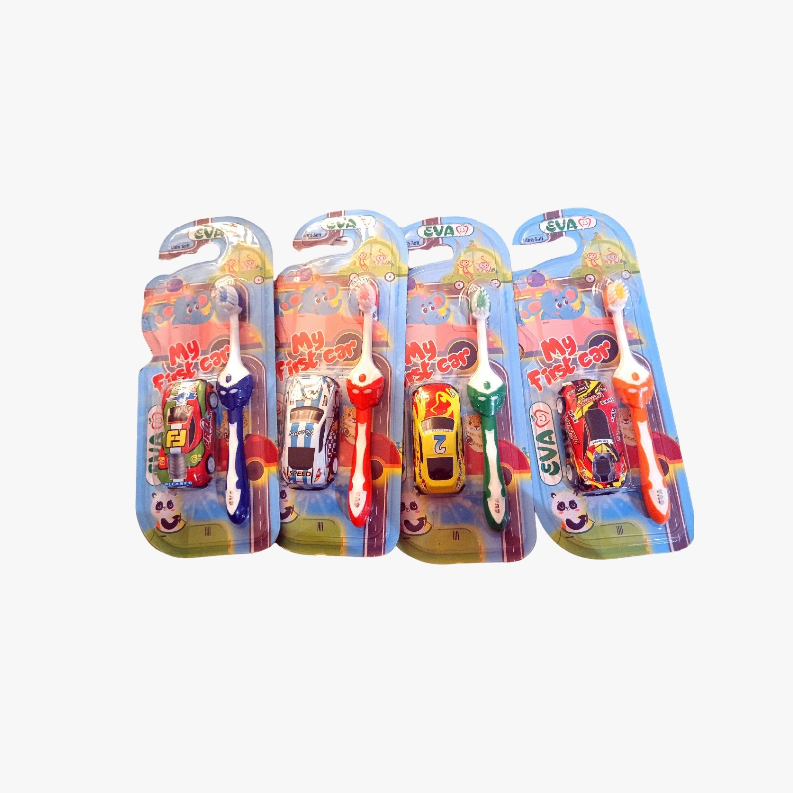 EVA Toothbrush  with Car for Boys