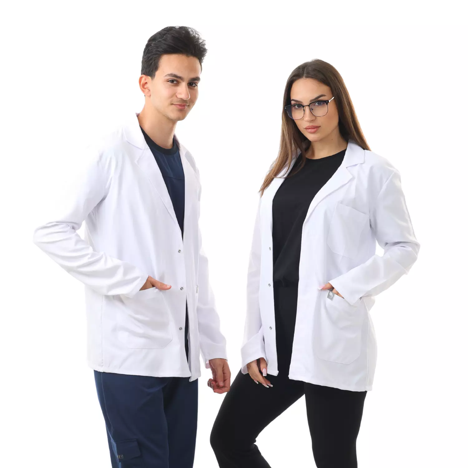 White Prime Lab Coat Short