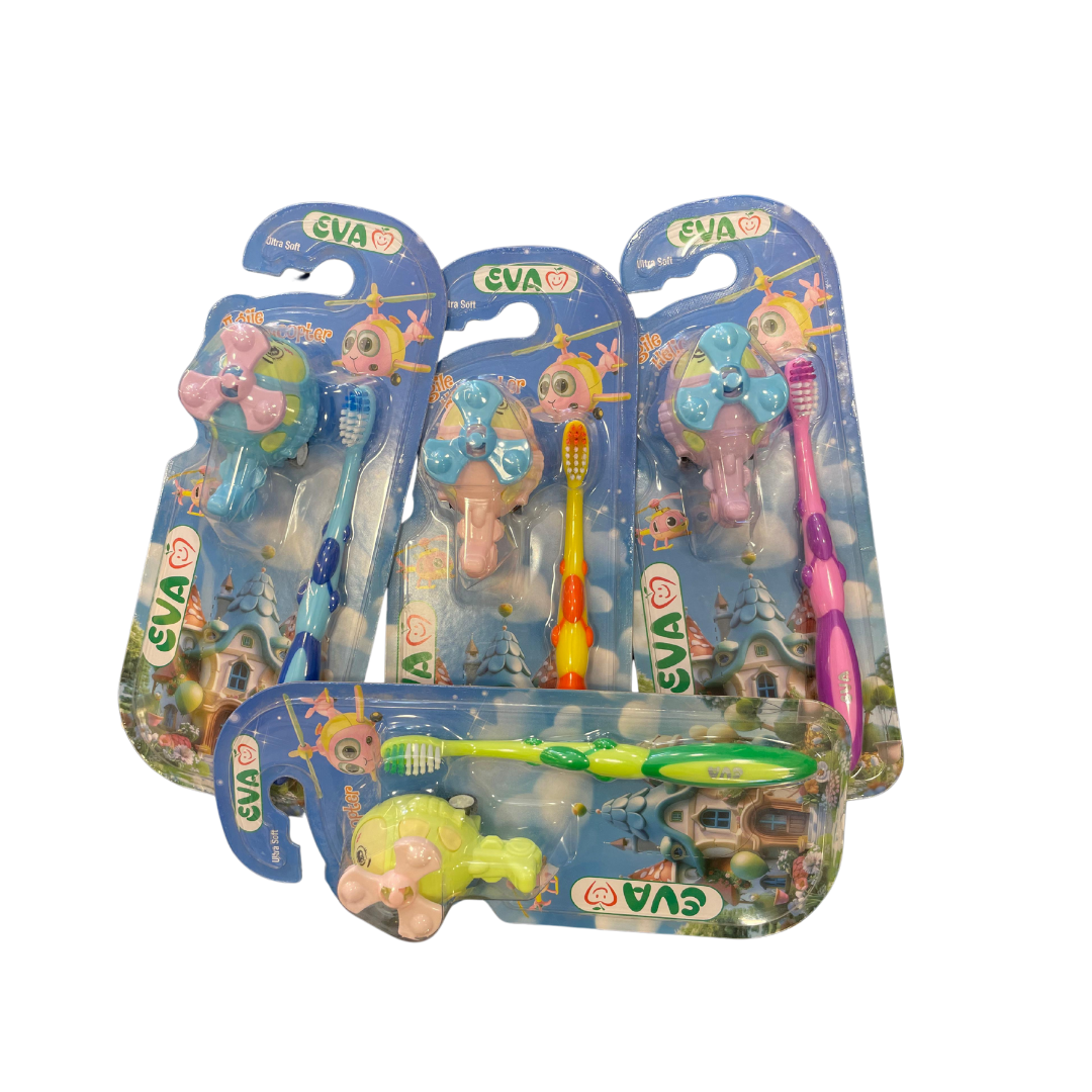 Eva Kids ToothBrush+(Helicopter)