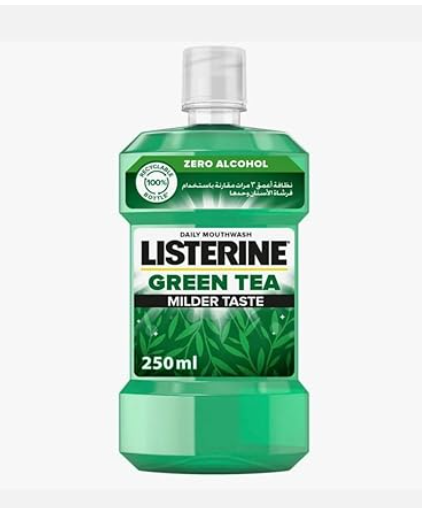 listerine mouthwash green tea 250 ml