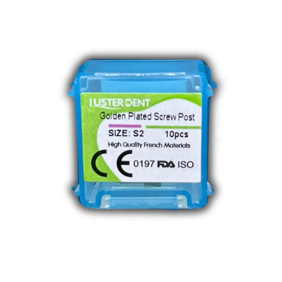 LUSTERDENT Gold Plated Post S2