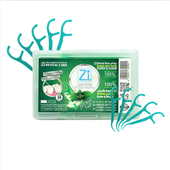 Zi Dental Floss ToothPicks Mint