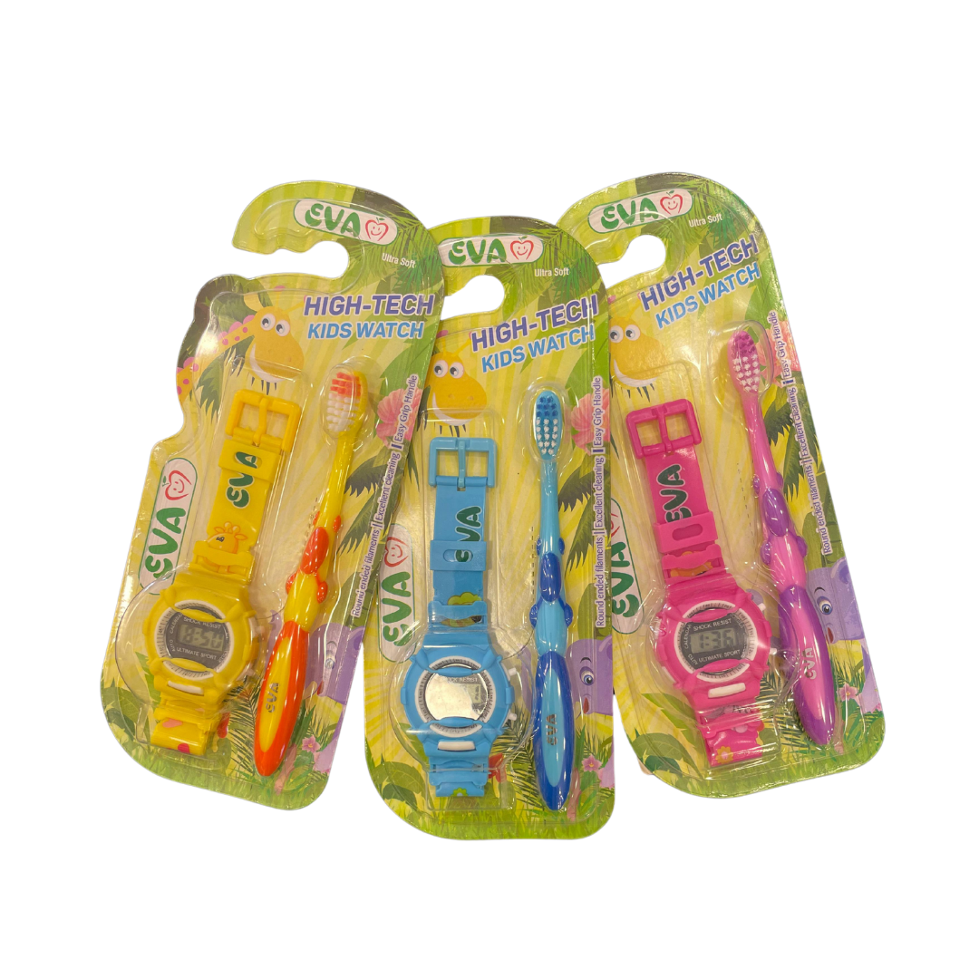 Eva Toothbrush Kids Soft + Watch