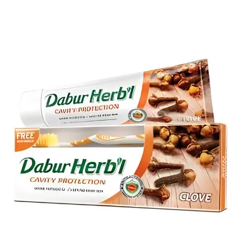 Dabur Herbal Cavity Protection clove  140g+Toothbrush