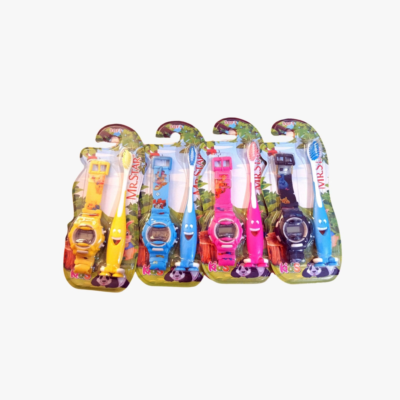 MR.STAR Toothbrush for Kids with Watch