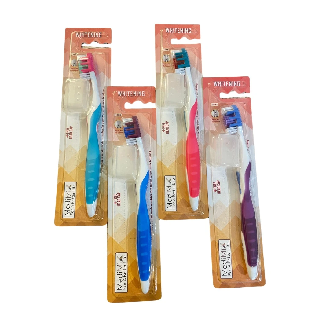 MediMix Whitening Toothbrush Hard+Free head cap