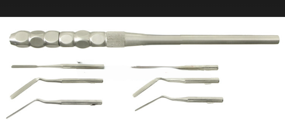 mitex periotomes interchangeable tip kit (6 tips )