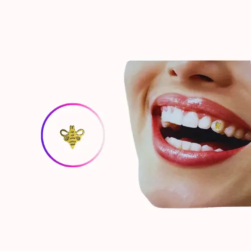 1pc Bee twinkle gold