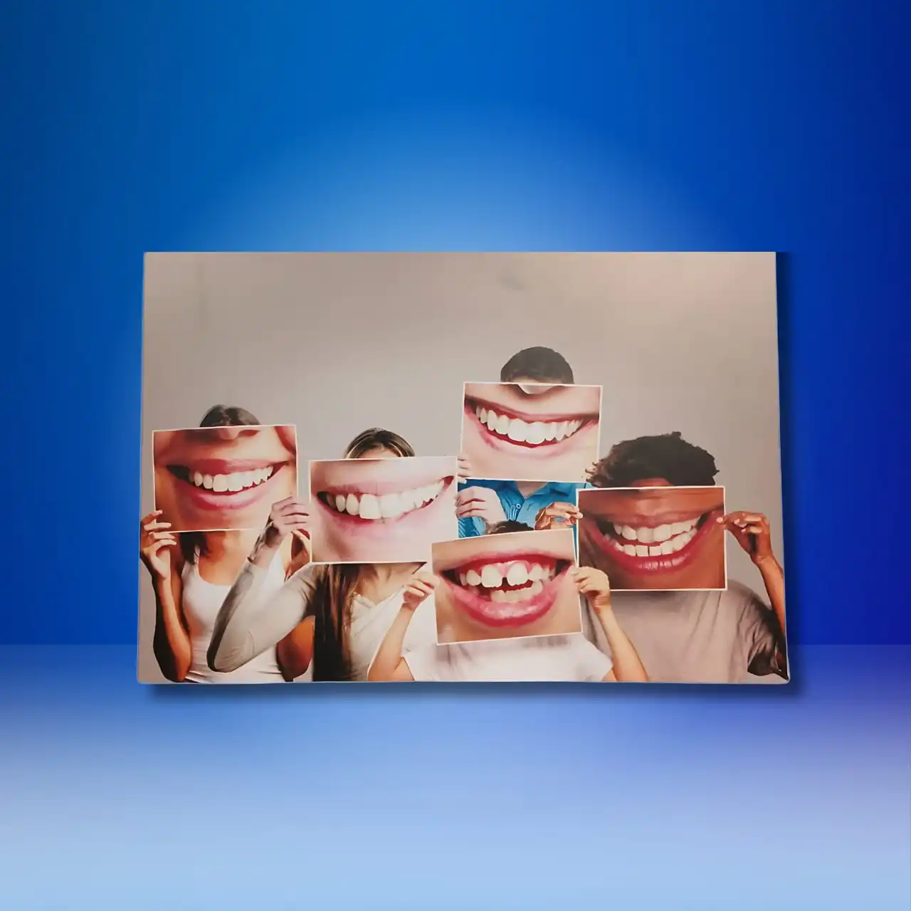 Smillling Family Tableau