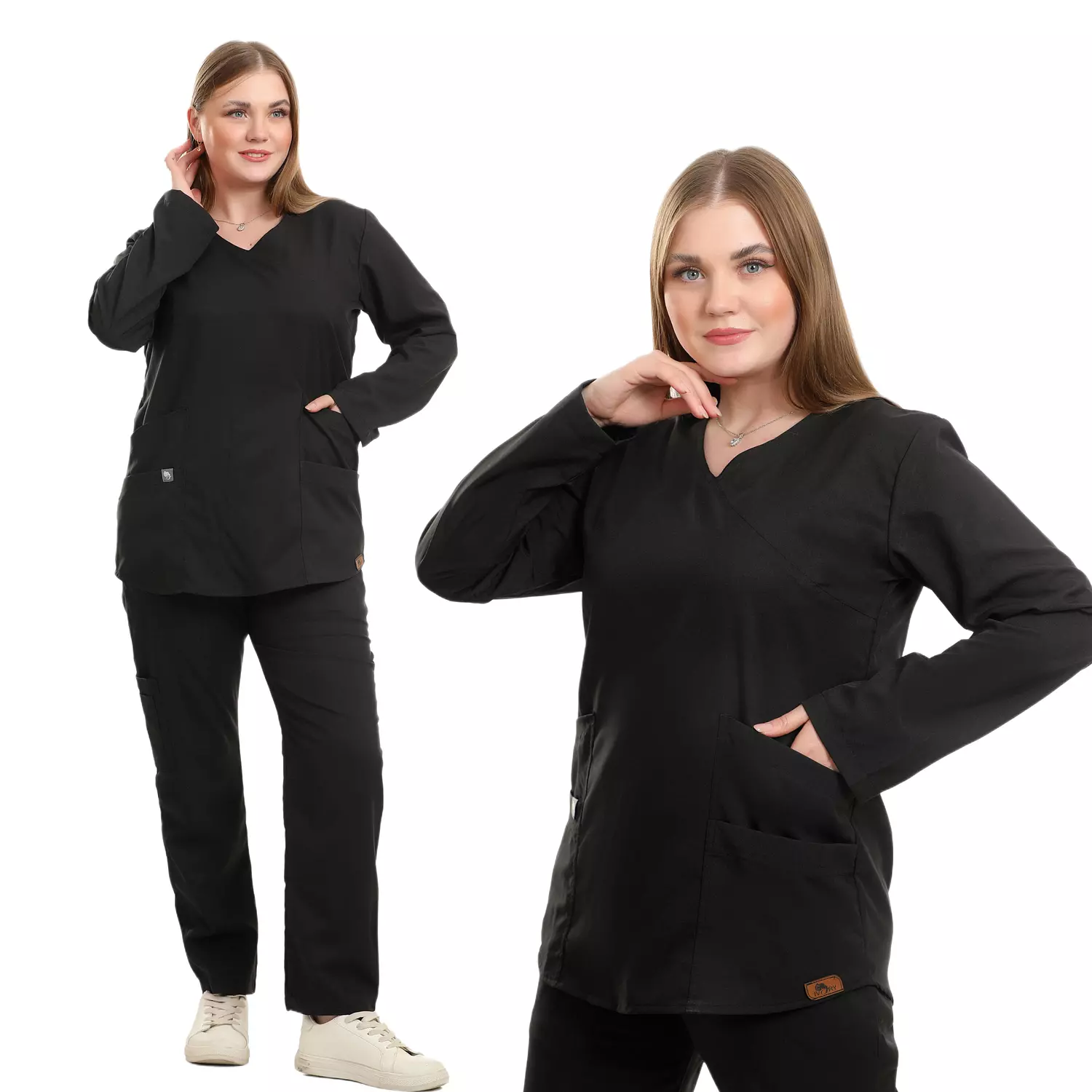 Black Elite Female Scrub