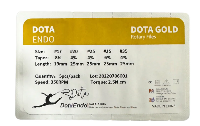dota rotary gold assorted #17-35