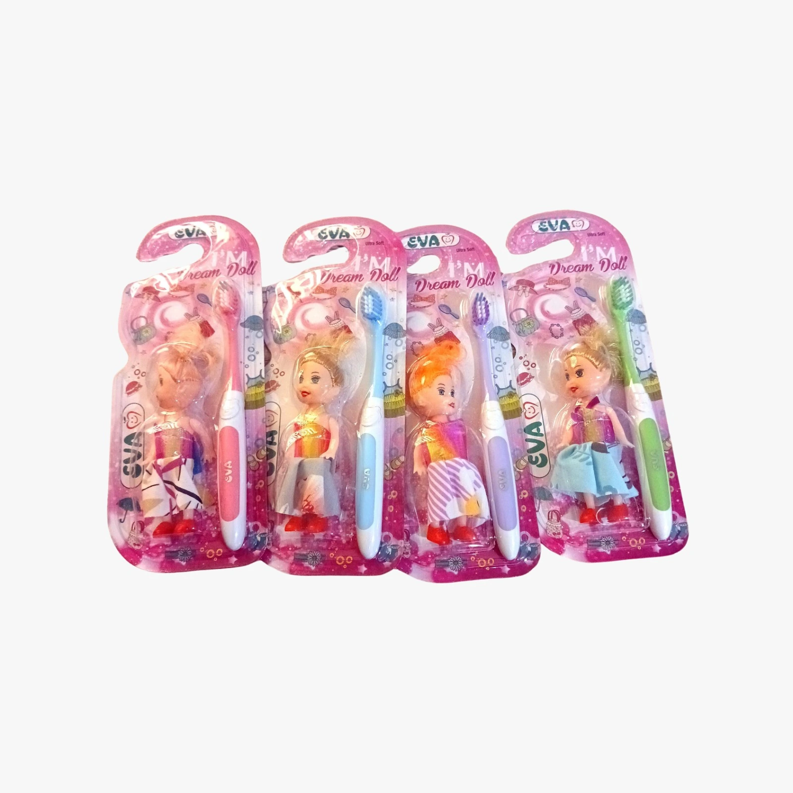 EVA Toothbrush  with Doll for Girls