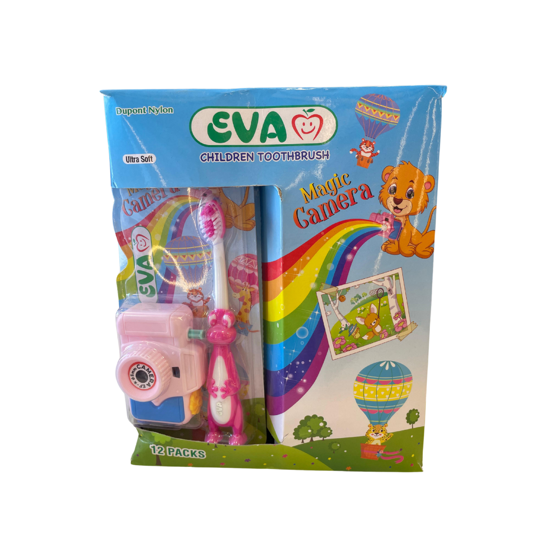 Eva toothbrush- ultra soft for kids + Magic Camera (box)