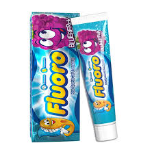 Fluoro Toothpaste, Bluebery for Kids, 50g
