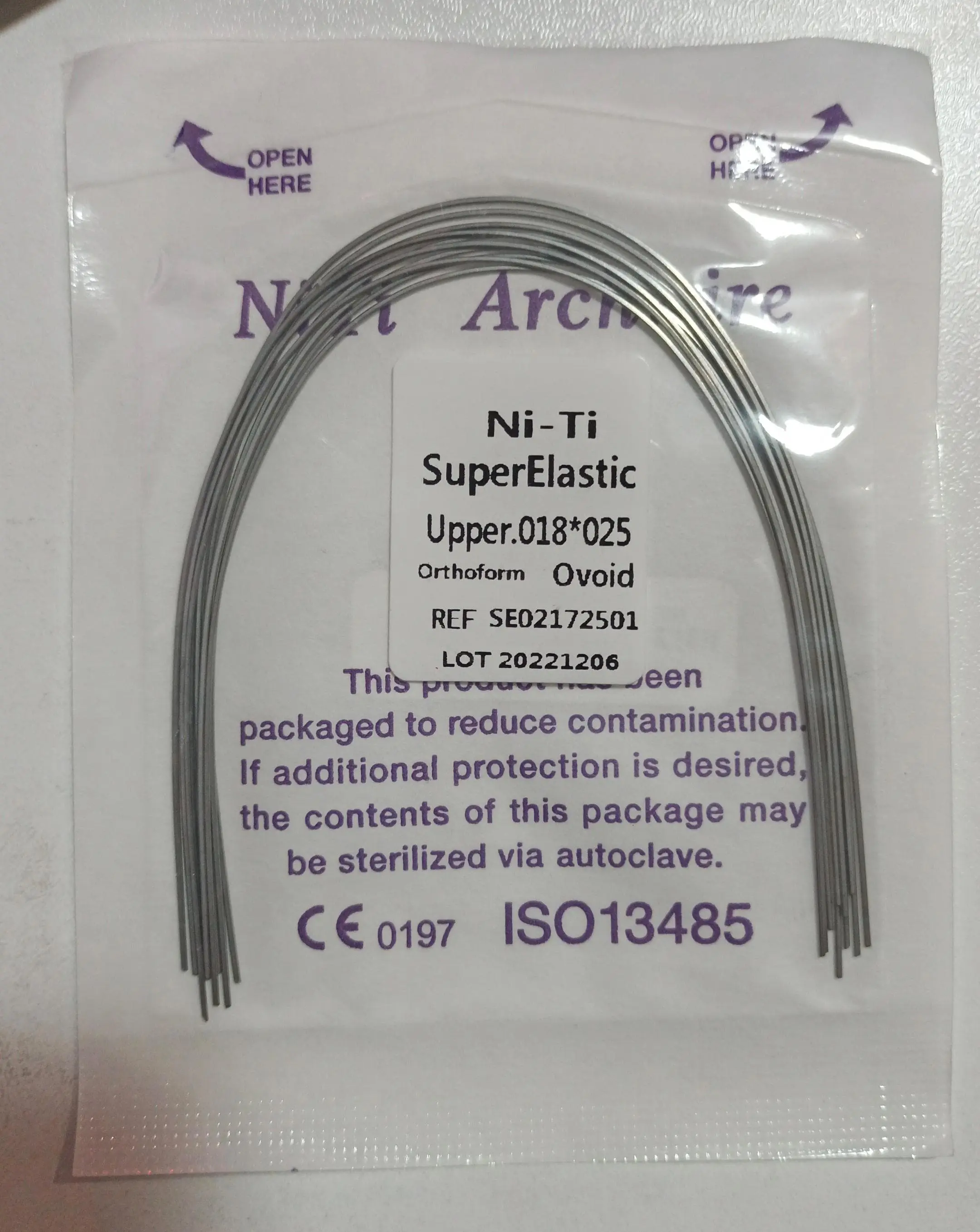 NITI Upper 0.18*0.25