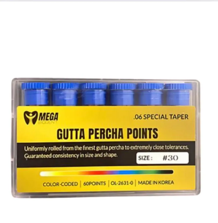 MEGA BIODENT Gutta Percha Points .06#30