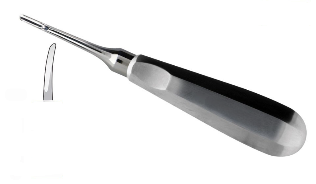 Mitex luxator elevator (slightly curved blade)