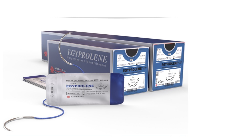 Egyprolene suture 3/0