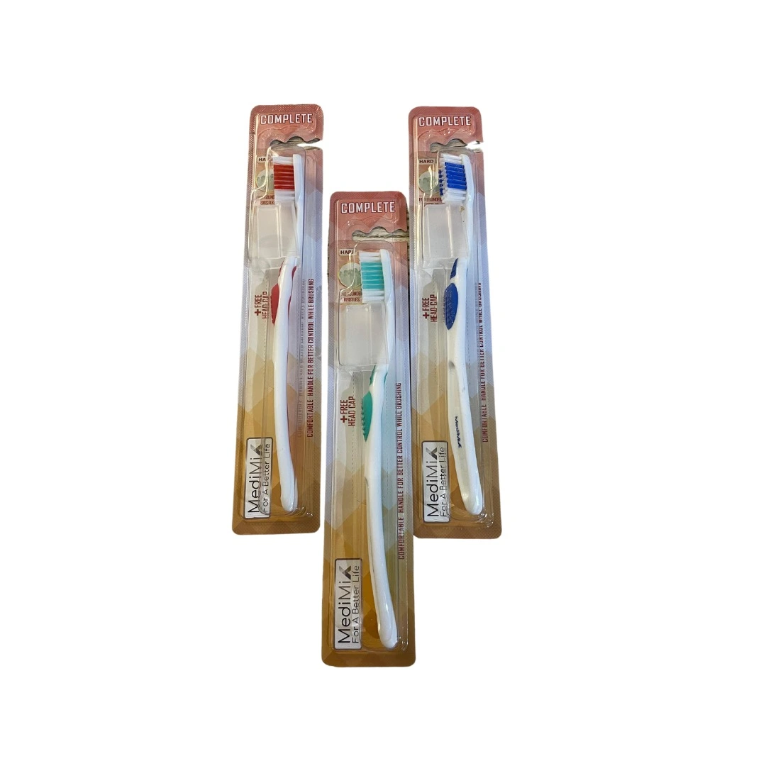MediMix Complete Toothbrush Hard +Free head cap