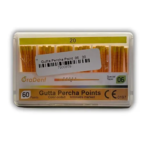 ORADENT Gutta Percha  Points .06#20
