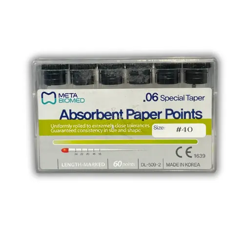 META BIOMED Absorbent paper points .06  #40