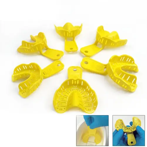 6 pcs Impression Tray yellow