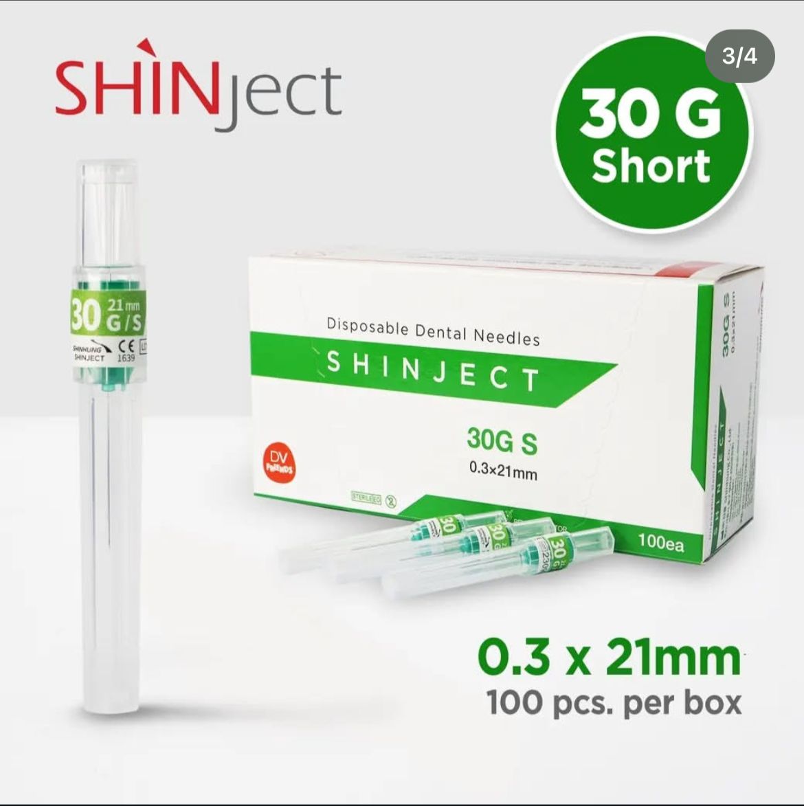 Shinject Short Needle